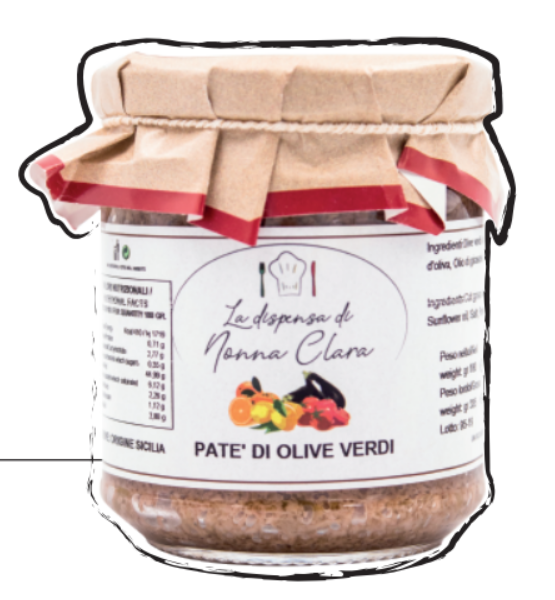 Paté di olive verdi (1 vasetto da 180g)