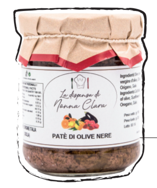 Paté di olive nere (1 vasetto da 180g)