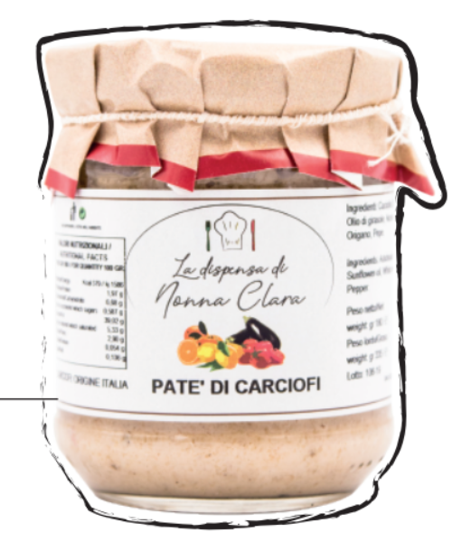 Paté di carciofi (1 vasetto da 180g)