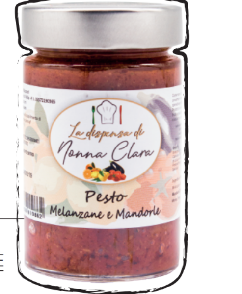 Pesto melanzane e mandorle (1 vasetto da 200g)