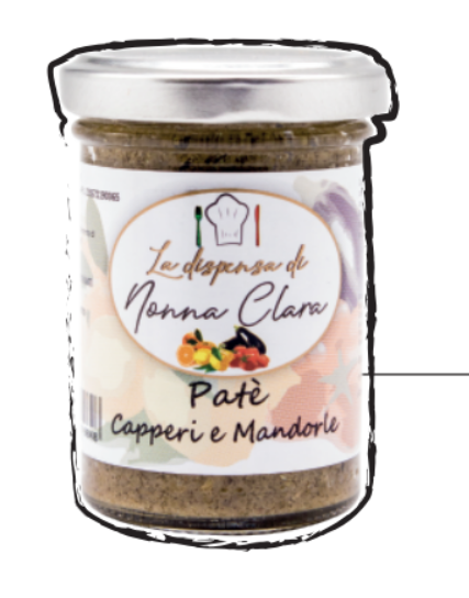 Patè di capperi e mandorle (1 vasetto da 90g)