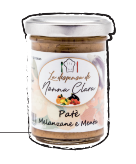 Paté di melanzane e menta (1 vasetto da 90g)