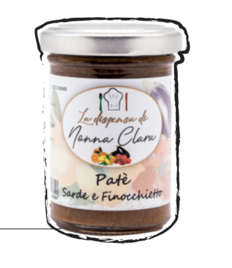 Paté di sarde e finocchietto (1 vasetto da 90g)