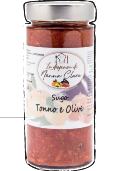 Sugo tonno e olive (1 vasetto da 300g)