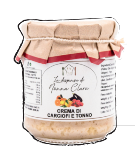 Crema di carciofi e tonno (1 vasetto da 180g)